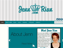 Tablet Screenshot of jennrian.com